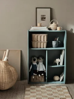 Ferm Living Shelves & Shelving Systems*Slope bookshelf 66x95 cm, Storm Blue