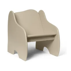 Ferm Living Children's Chairs|Children's Chairs*Slope lounge chair, Cashmere Beige
