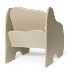 Ferm Living Children's Chairs|Children's Chairs*Slope lounge chair, Cashmere Beige