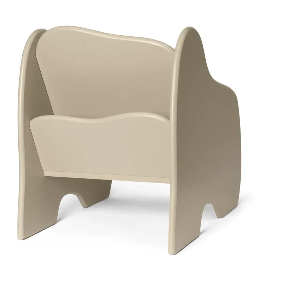 Ferm Living Children's Chairs|Children's Chairs*Slope lounge chair, Cashmere Beige