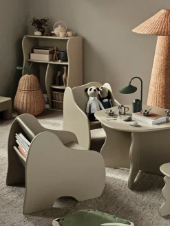 Ferm Living Children's Chairs|Children's Chairs*Slope lounge chair, Cashmere Beige