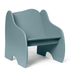 Ferm Living Children's Chairs|Children's Chairs*Slope lounge chair, Storm Blue
