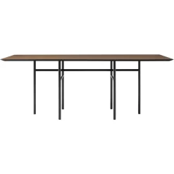 Audo Copenhagen Dining Tables*Snaregade table rectangular, Black-dark stained oak BlackBrown