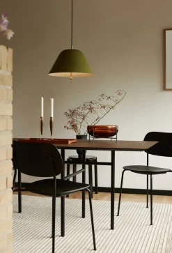 Audo Copenhagen Dining Tables*Snaregade table rectangular, Black-dark stained oak BlackBrown