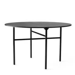 Audo Copenhagen Dining Tables*Snaregade table round, . Ø120 cm Black