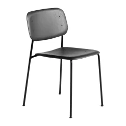 HAY Chairs*Soft Edge 40 chair, Soft , steel frame Black