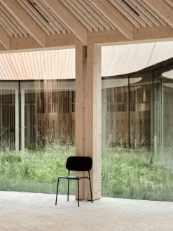 HAY Chairs*Soft Edge 40 chair, Soft , steel frame Black