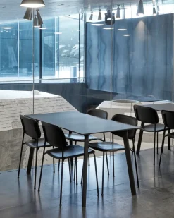 HAY Chairs*Soft Edge 40 chair, Soft , steel frame Black