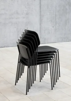 HAY Chairs*Soft Edge 40 chair, Soft , steel frame Black
