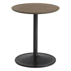 Muuto Side Tables*Soft sidetable 48 cm, Solid smoked oak-black BrownBlack