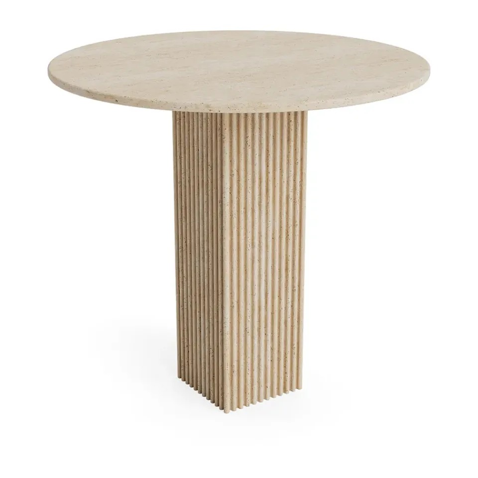 NORR11 Dining Tables*Soho dining table, , Ø80 cm Beige