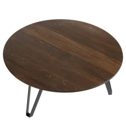 MUUBS Coffee Tables*Space coffee table Ø90 cm, Smoked oak Brown