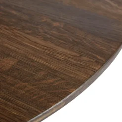 MUUBS Coffee Tables*Space coffee table Ø90 cm, Smoked oak Brown