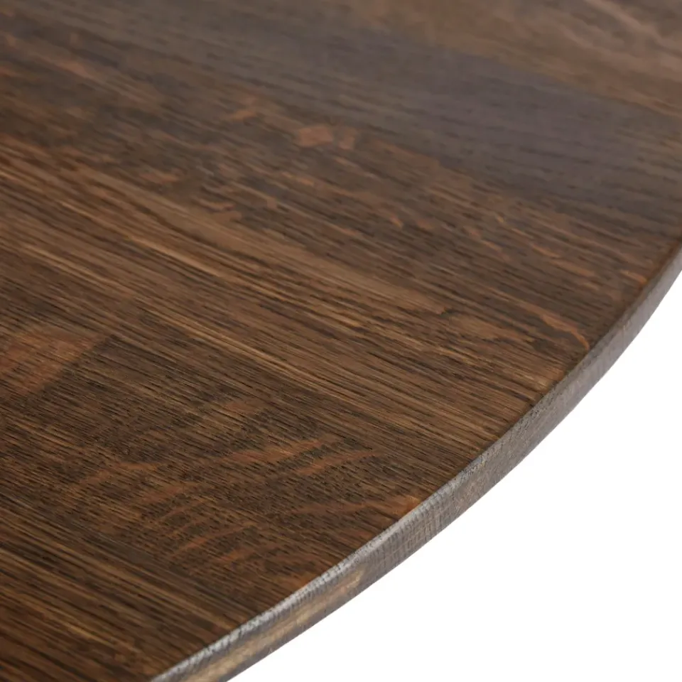 MUUBS Coffee Tables*Space coffee table Ø90 cm, Smoked oak Brown