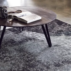 MUUBS Coffee Tables*Space coffee table Ø90 cm, Smoked oak Brown