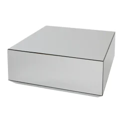 AYTM Coffee Tables*Speculum coffee table 80x80 cm, Black Silver-colouredBlack