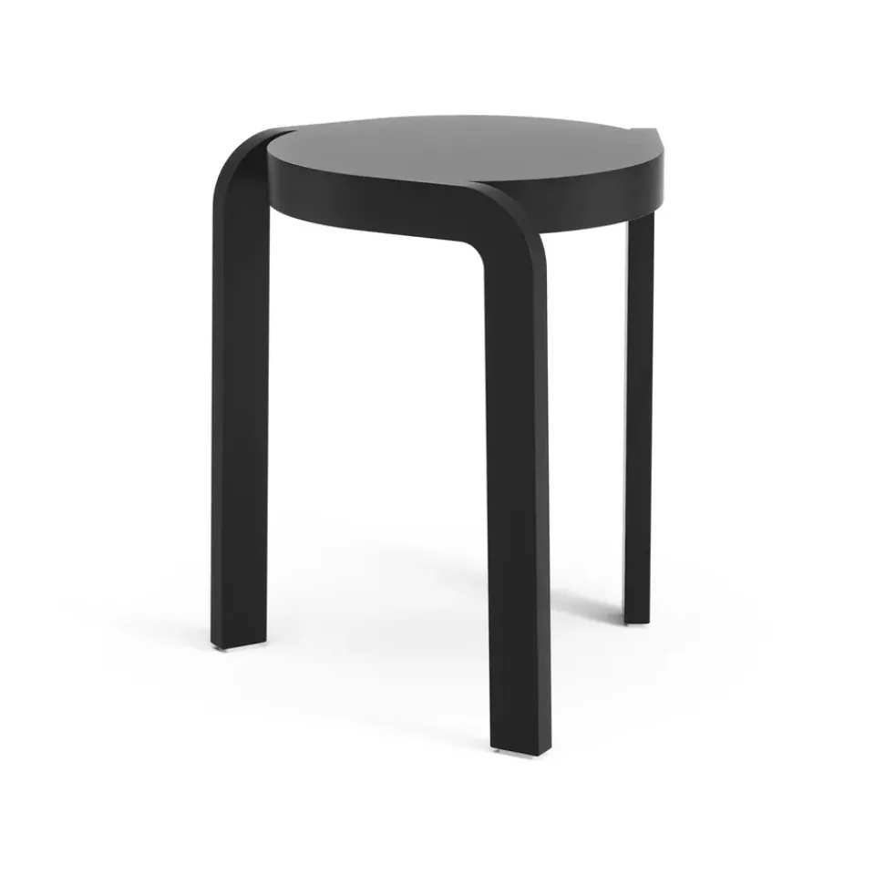 Swedese Stools*Spin stool H44 cm, Ash laserad Black