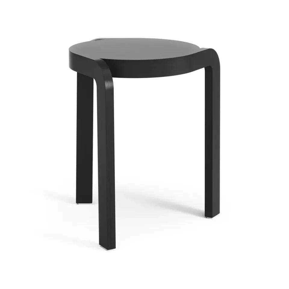 Swedese Stools*Spin stool H44 cm, Ash laserad Black