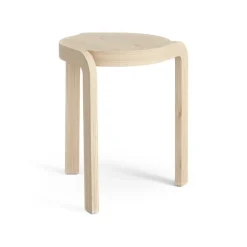 Swedese Stools*Spin stool H44 cm, Ash lackered Beige