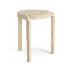 Swedese Stools*Spin stool H44 cm, Ash lackered Beige