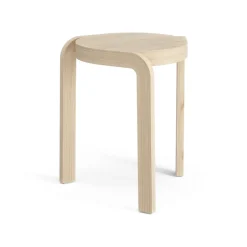 Swedese Stools*Spin stool H44 cm, Ash lackered Beige