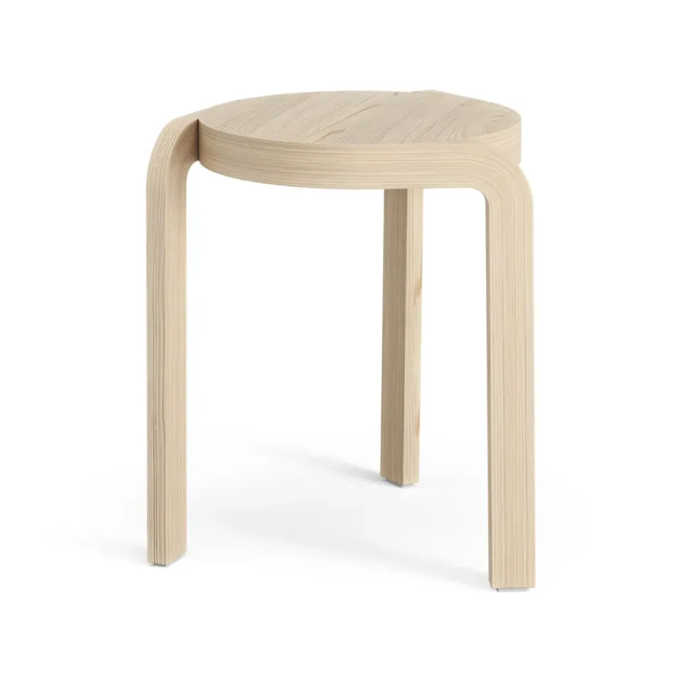 Swedese Stools*Spin stool H44 cm, Ash lackered Beige