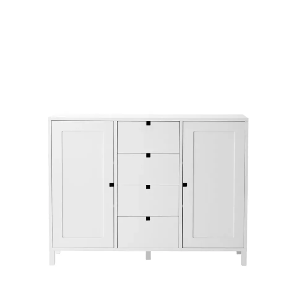 1898 Dressers & Sideboards*Square bench, White