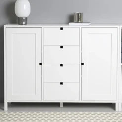 1898 Dressers & Sideboards*Square bench, White