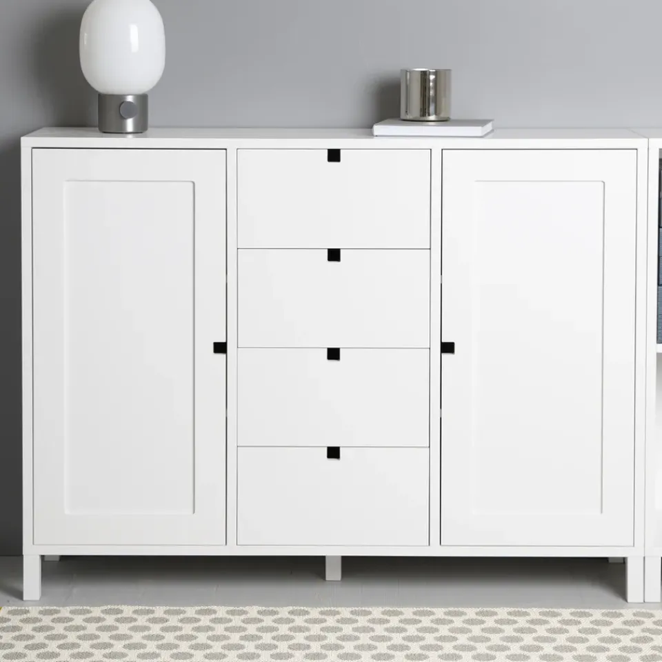 1898 Dressers & Sideboards*Square bench, White