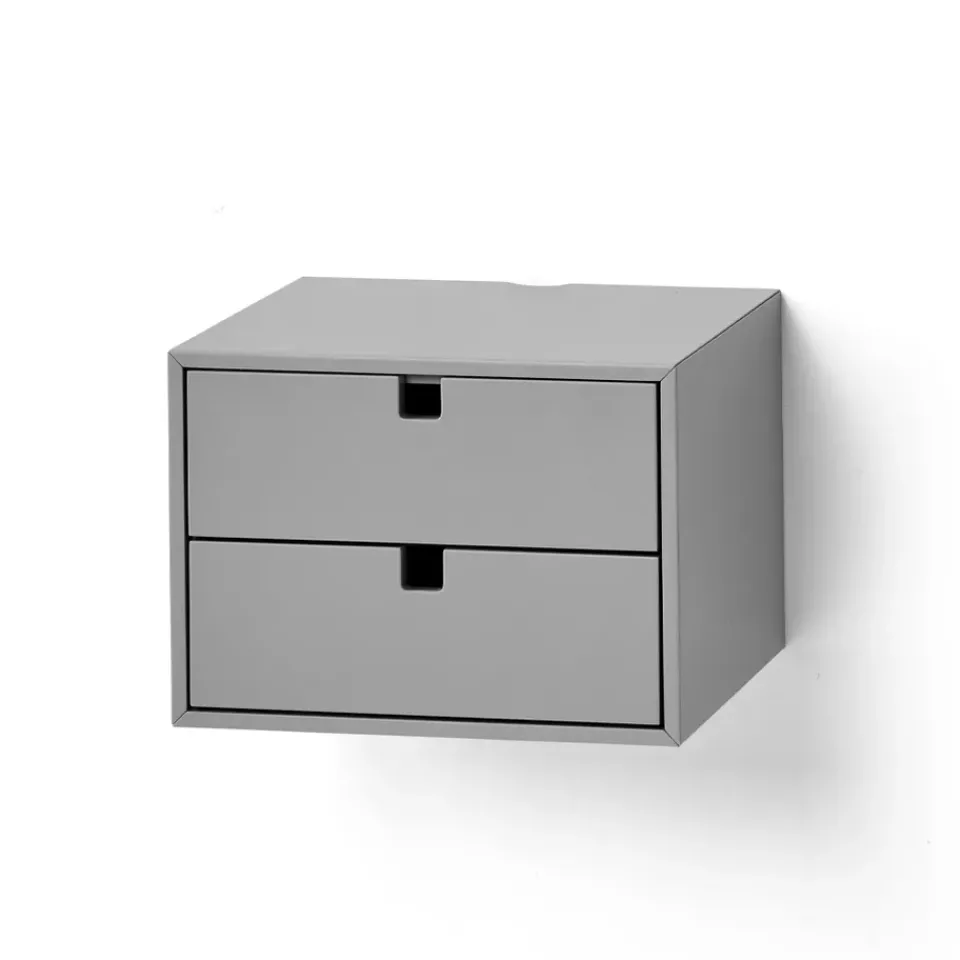 1898 Dressers & Drawer Units*Square drawers, Grey