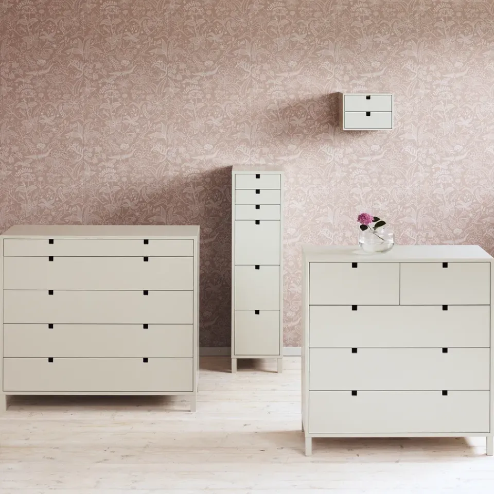1898 Dressers & Drawer Units*Square dresser 2+3 drawers, Sand Beige