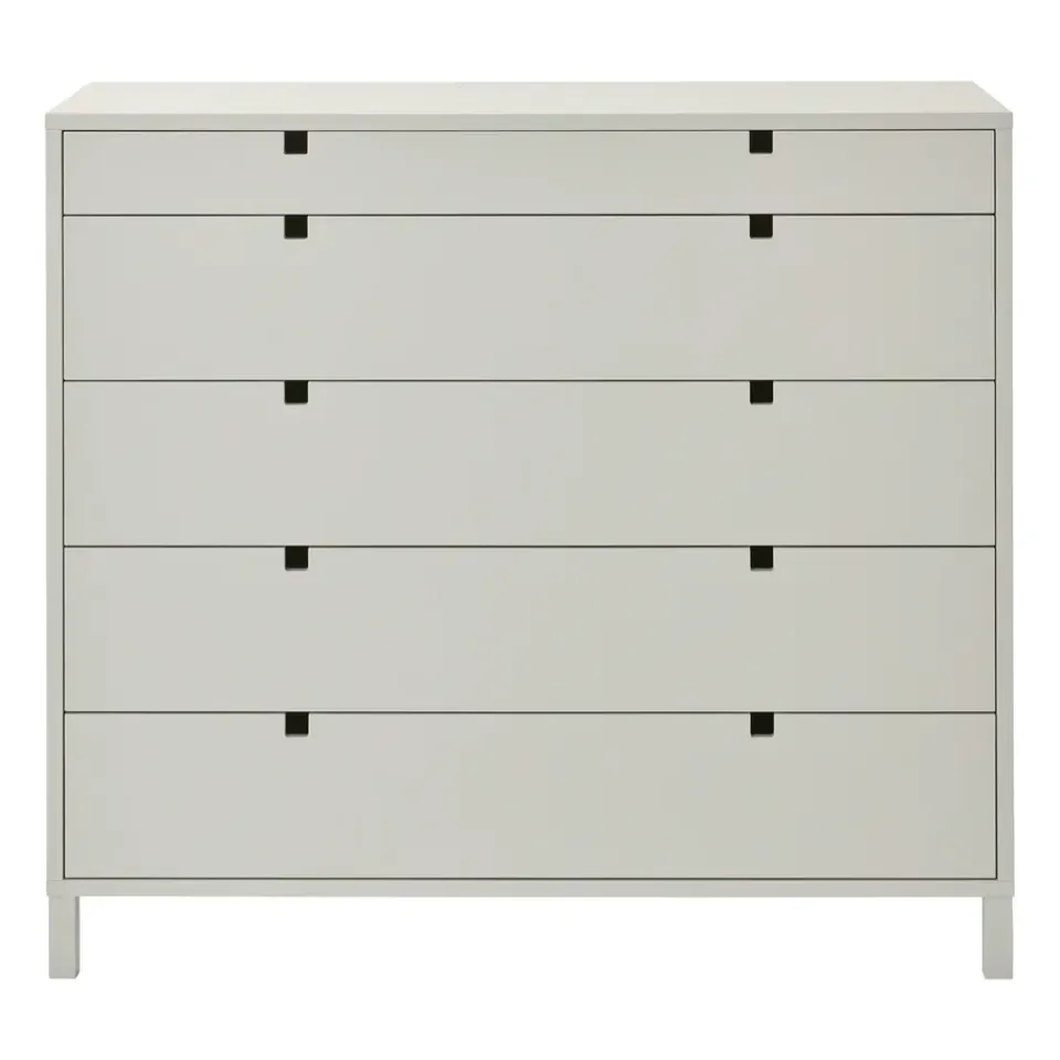 1898 Dressers & Drawer Units*Square dresser 5 drawers, Sand Beige