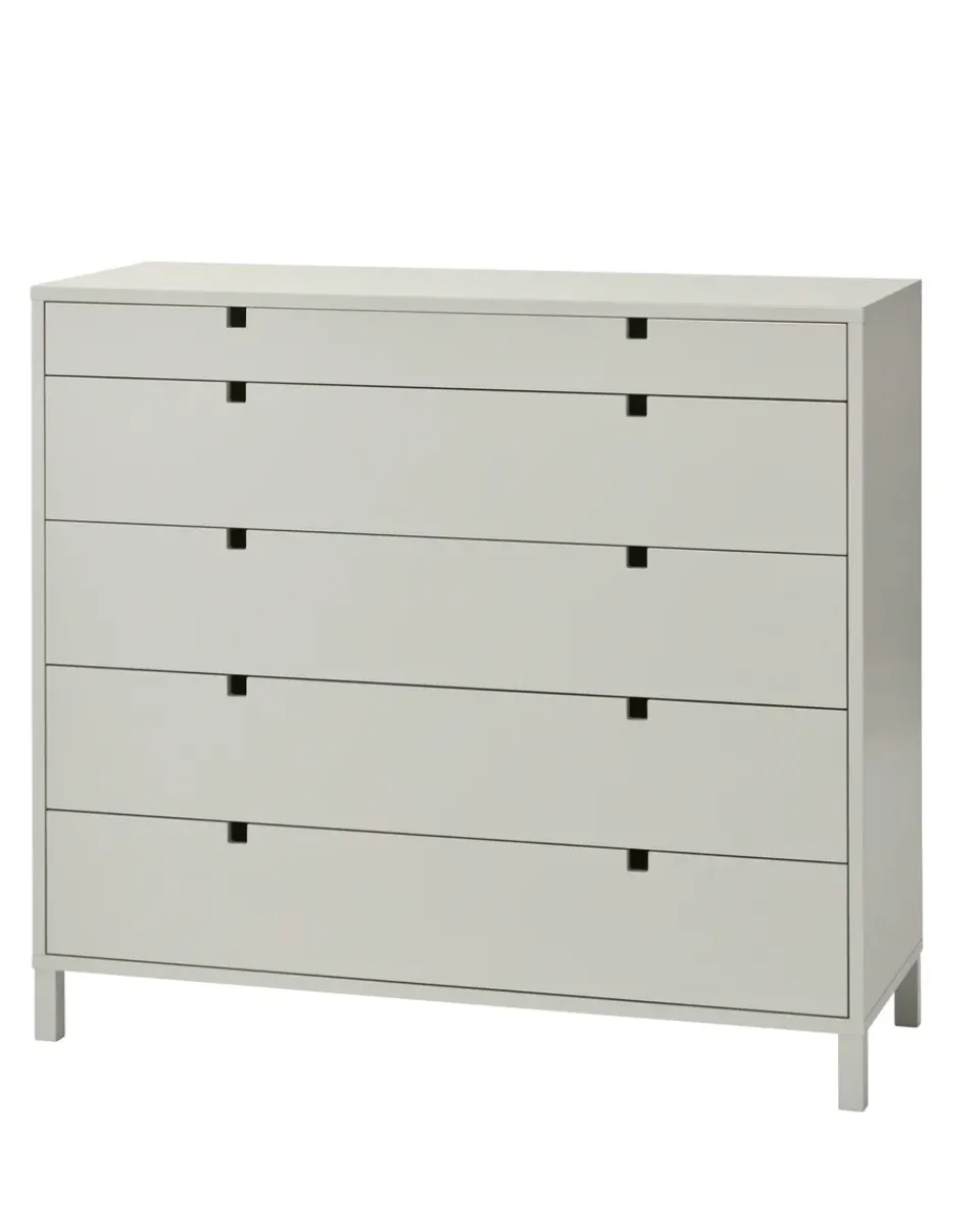 1898 Dressers & Drawer Units*Square dresser 5 drawers, Sand Beige