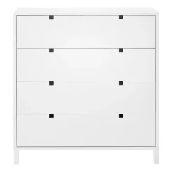 1898 Dressers & Drawer Units*Square dresser 2+3 drawers, White