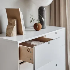 1898 Dressers & Drawer Units*Square dresser 2+3 drawers, White
