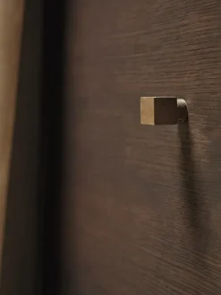Ferm Living Clothes Hooks & Hangers*Square hook small, Casted brass Gold-coloured