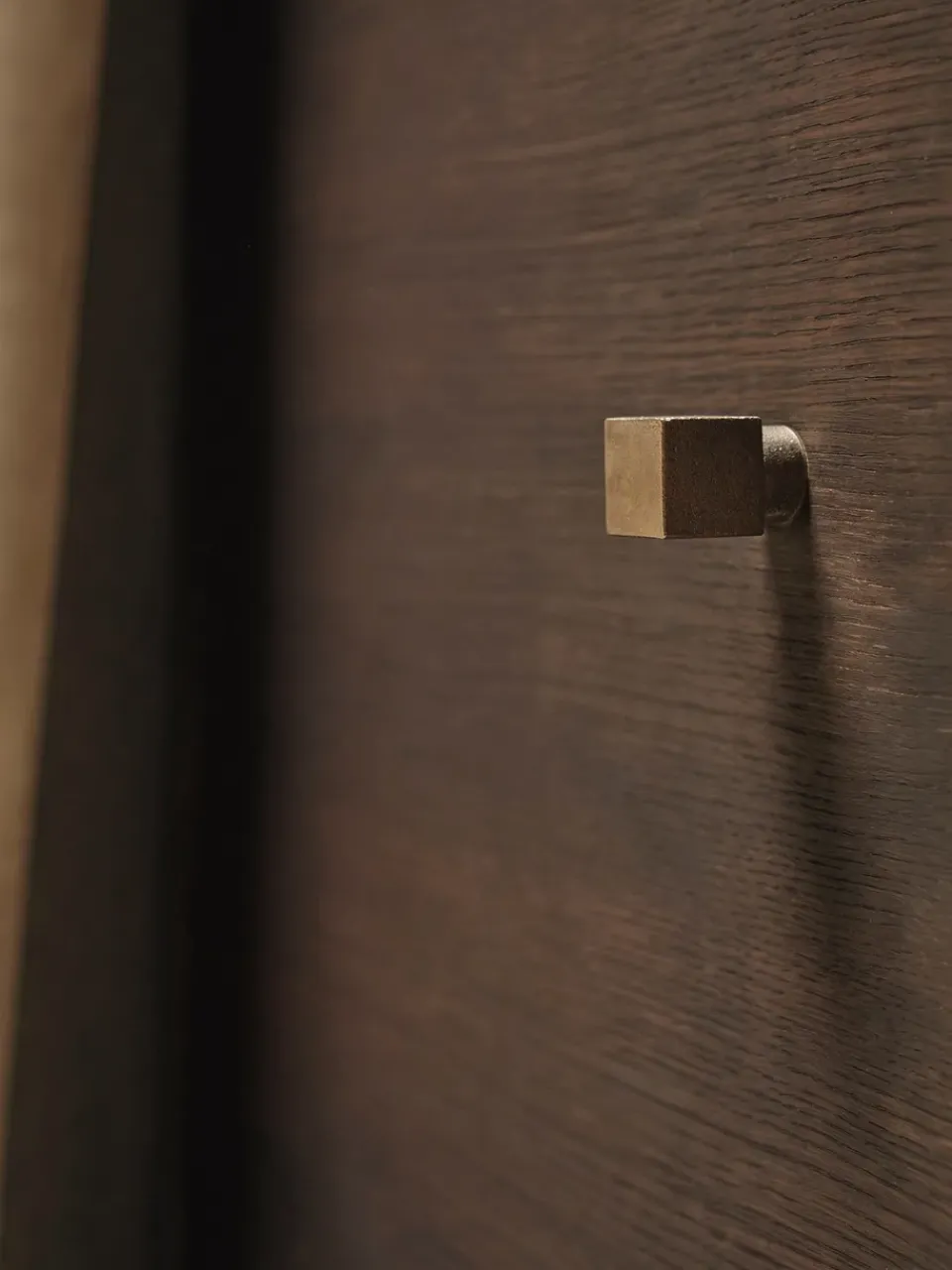 Ferm Living Clothes Hooks & Hangers*Square hook small, Casted brass Gold-coloured