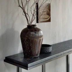 Ethnicraft Side Tables*Stability console table 75x170 cm, Umber Brown