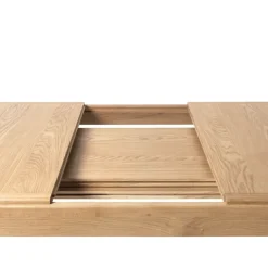 GUBI Dining Tables*S-table dining table, Oak matte lacqured. extendable Beige