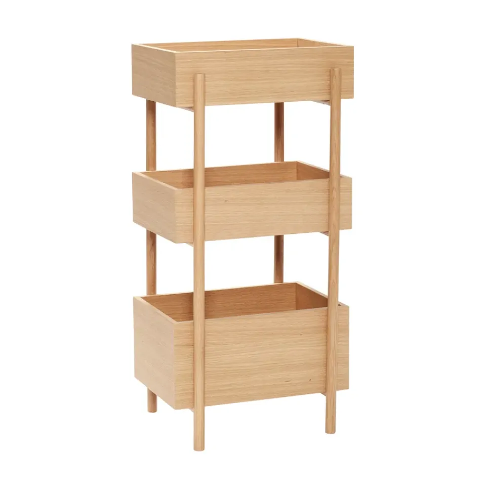 Hübsch Side Tables*Stack console table, Oak Beige