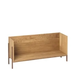 Kristina Dam Studio Shelves & Shelving Systems*Stack shelf, Oak, add on, dark oiled walnut fitting Beige