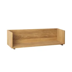 Kristina Dam Studio Shelves & Shelving Systems*Stack wall shelf, Oak, consoles in dark oiled walnut Beige