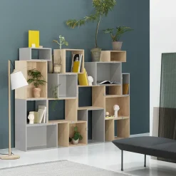 Muuto Shelves & Shelving Systems*Stacked 2.0 shelving open, large, light Grey