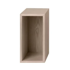 Muuto Shelves & Shelving Systems*Stacked 2.0 shelving with back plate, small, oak Brown