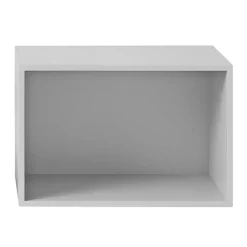 Muuto Shelves & Shelving Systems*Stacked 2.0 shelving with back plate, large, light Grey