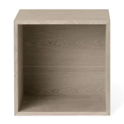 Muuto Shelves & Shelving Systems*Stacked 2.0 shelving with back plate, medium, oak Brown