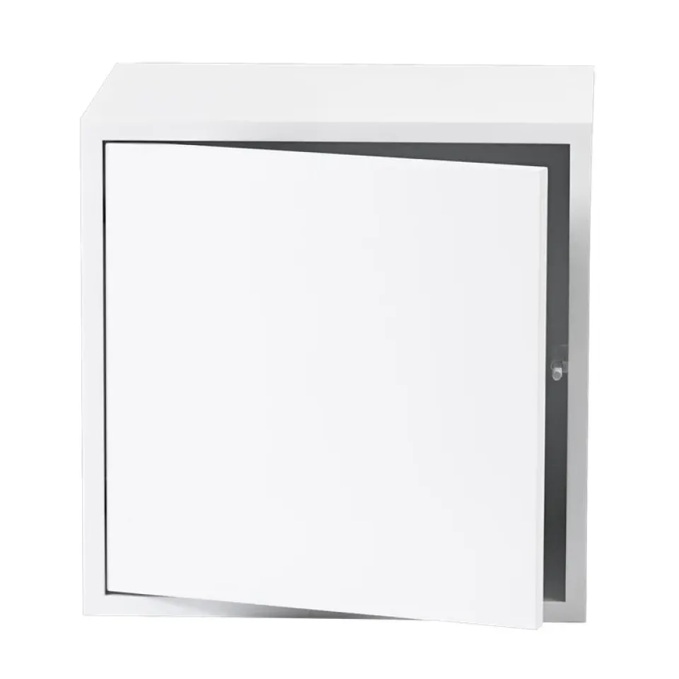 Muuto Shelves & Shelving Systems*Stacked 2.0 shelving with door, medium, White