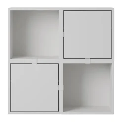 Muuto Shelves & Shelving Systems*Stacked storage system hallway configuration 4, Grey