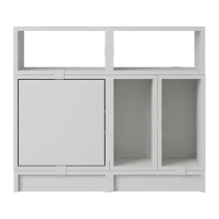 Muuto Shelves & Shelving Systems*Stacked storage system office configuration 5, Grey