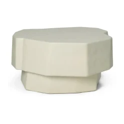 Ferm Living Table For Outdoor Use|Outdoor Lounge Furniture*Staffa coffee table 83.7x75.8 cm, Ivory White